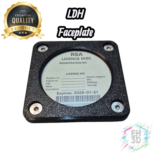 License Disc Holder Faceplate