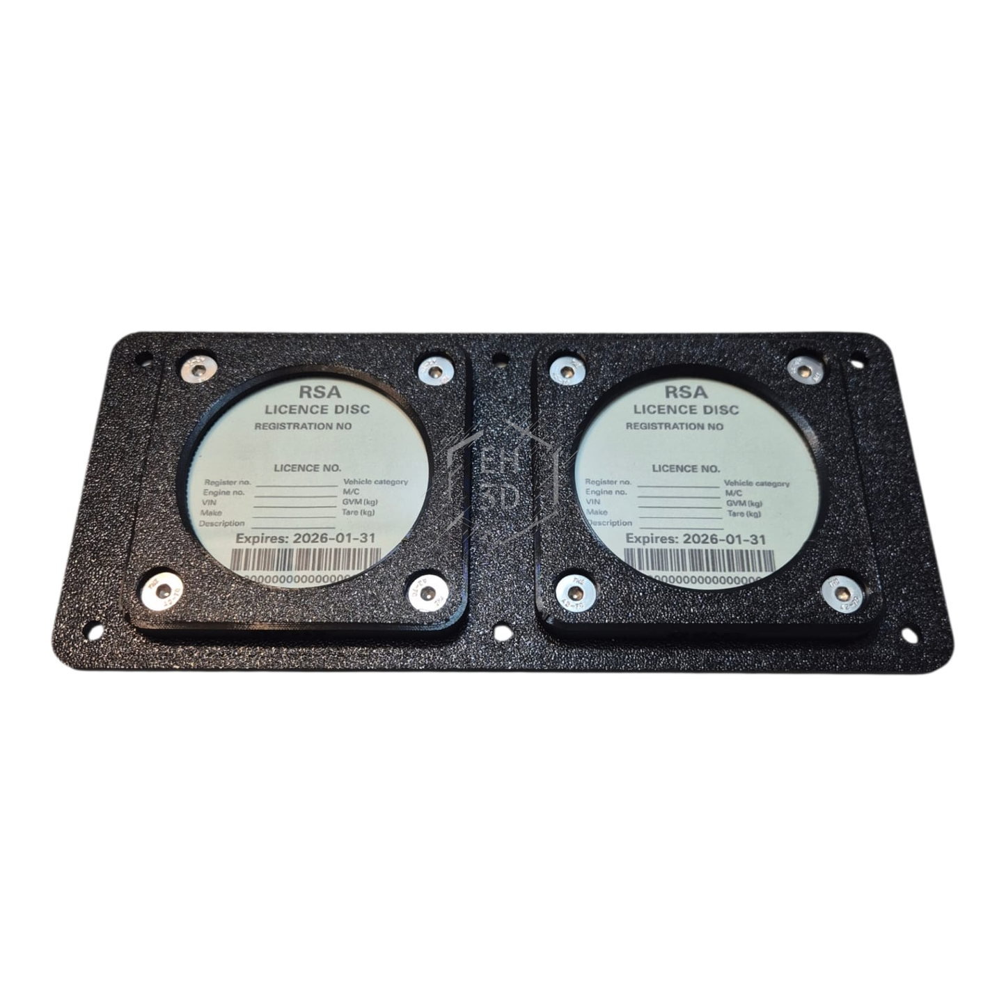 Double Complete License Disc Holder