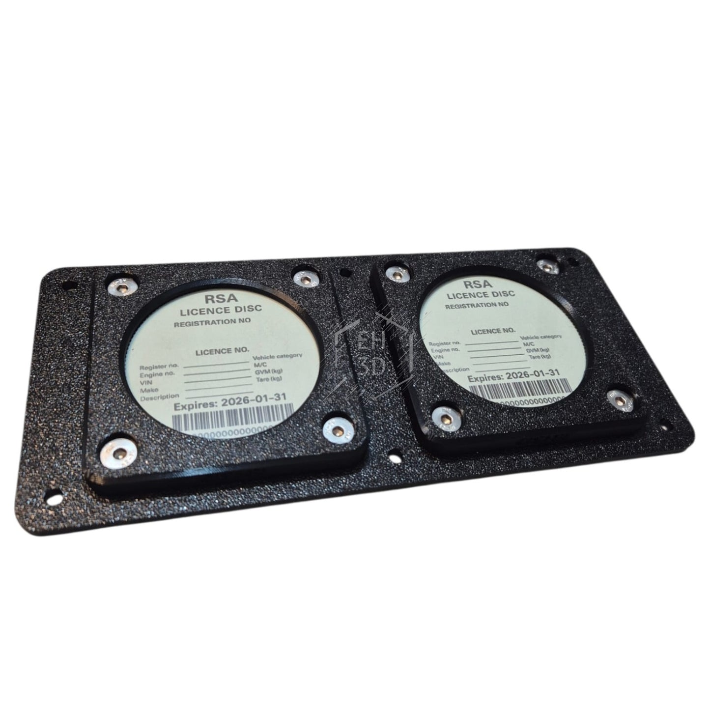 Double Complete License Disc Holder