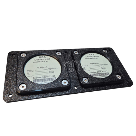 Double Complete License Disc Holder
