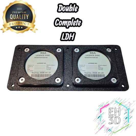 Double Complete License Disc Holder